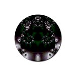 Fractal256 Rubber Coaster (Round)