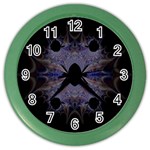 Fractal257 Color Wall Clock