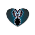 Fractal260 Heart Coaster (4 pack)