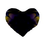 Fractal261 16  Premium Heart Shape Cushion 