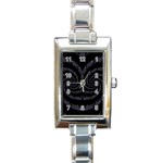 Fractal263 Rectangular Italian Charm Watch