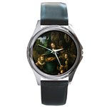 Virgin_of_the_Rocks_london_EURda vinci Round Metal Watch