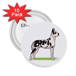 Great Dane 2.25  Button (10 pack)