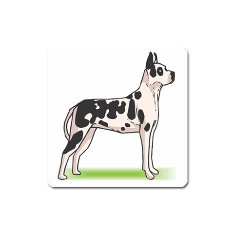 Great Dane Magnet (Square) from Custom Dropshipper Front