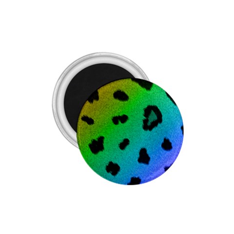 Cool Rainbow Cheetah Print Design 1.75  Magnet from Custom Dropshipper Front