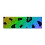 Cool Rainbow Cheetah Print Design Sticker Bumper (10 pack)