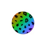 Cool Rainbow Cheetah Print Design Golf Ball Marker (10 pack)