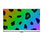 Cool Rainbow Cheetah Print Design Business Card Holder