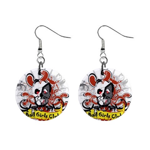 Bad Girls Club 1  Button Earrings from Custom Dropshipper Front