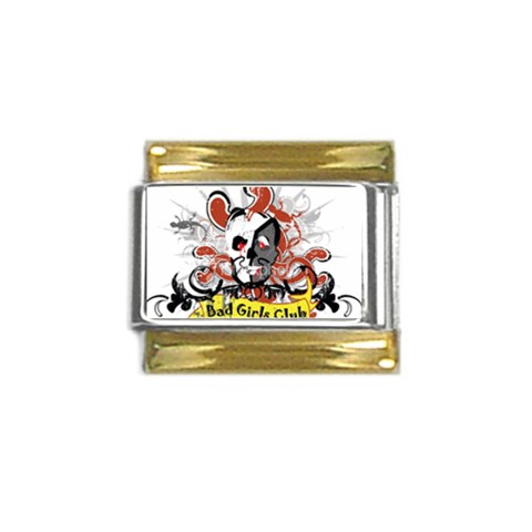 Bad Girls Club Gold Trim Italian Charm (9mm) from Custom Dropshipper Front