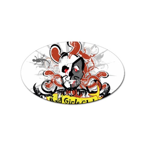 Bad Girls Club Sticker Oval (100 pack) from Custom Dropshipper Front