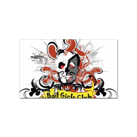 Bad Girls Club Sticker Rectangular (100 pack) from Custom Dropshipper Front