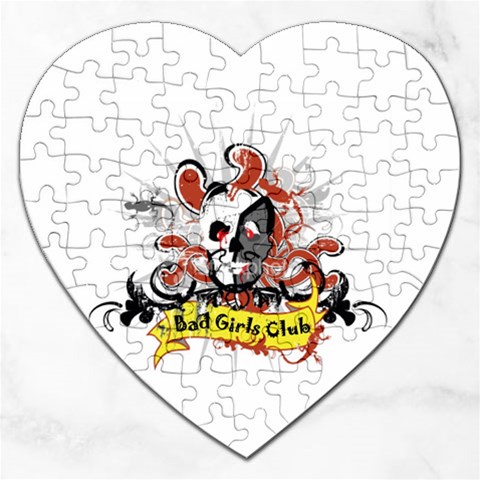 Bad Girls Club Jigsaw Puzzle (Heart) from Custom Dropshipper Front