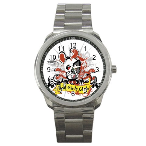 Bad Girls Club Sport Metal Watch from Custom Dropshipper Front