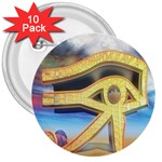 Horus Eye1 3  Button (10 pack)