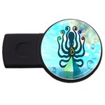 Star Nation Octopus USB Flash Drive Round (2 GB)