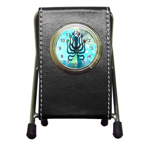 Star Nation Octopus Pen Holder Desk Clock from Custom Dropshipper Front