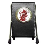 Red Dragon  Pen Holder Desk Clock