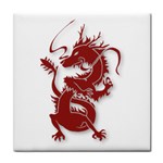 Red Dragon  Tile Coaster
