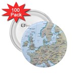 Europe 2.25  Button (100 pack)