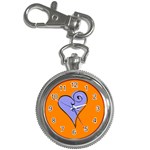 Blue Heart Key Chain Watch