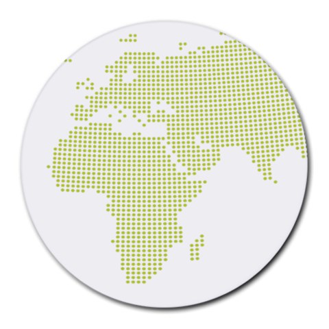 map Round Mousepad from Custom Dropshipper Front