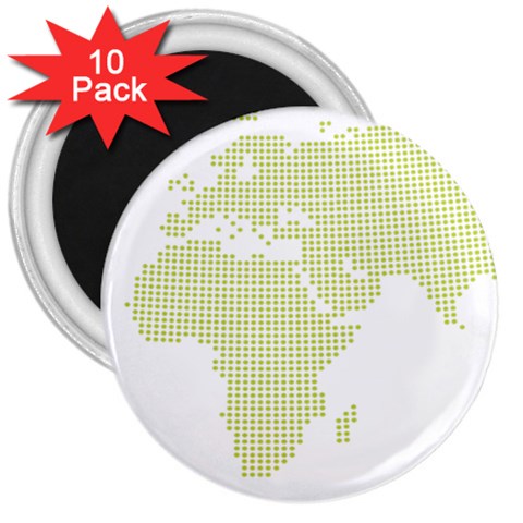 map 3  Magnet (10 pack) from Custom Dropshipper Front