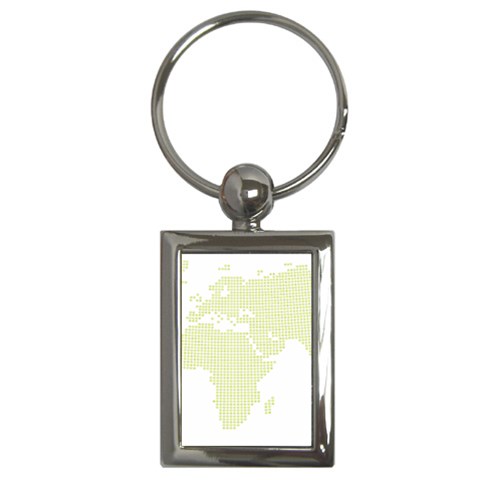 map Key Chain (Rectangle) from Custom Dropshipper Front