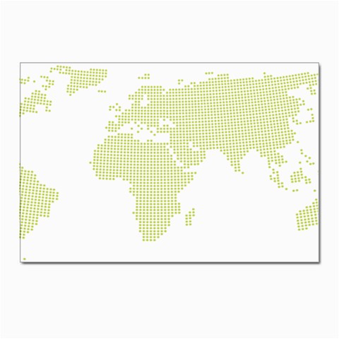 map Postcard 4 x 6  (Pkg of 10) from Custom Dropshipper Front