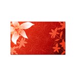 flower_plate Sticker (Rectangular)
