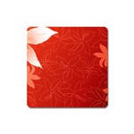 flower_plate Magnet (Square)
