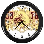 eagel Wall Clock (Black)