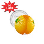 orange 1.75  Button (10 pack) 