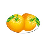 orange Sticker (Oval)
