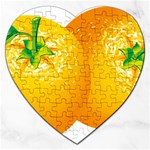 orange Jigsaw Puzzle (Heart)