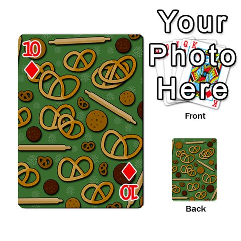 Bakery 4 Playing Cards 54 Designs  from Custom Dropshipper Front - Diamond10