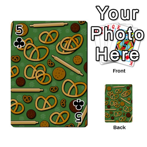 Bakery 4 Playing Cards 54 Designs  from Custom Dropshipper Front - Club5