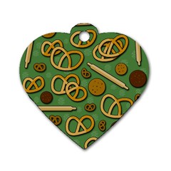 Bakery 4 Dog Tag Heart (Two Sides) from Custom Dropshipper Front