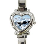 U-2 Dragon Lady Heart Italian Charm Watch