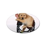 Labrador Puppy 1 Sticker (Oval)