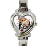 Labrador Puppy 1 Heart Italian Charm Watch