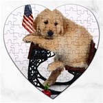 Labrador Puppy 1 Jigsaw Puzzle (Heart)