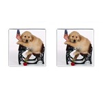 Labrador Puppy 1 Cufflinks (Square)