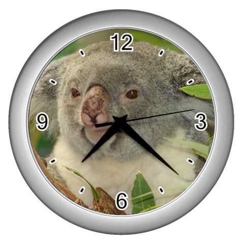 Koala Bear Wall Clock (Silver) from Custom Dropshipper Front