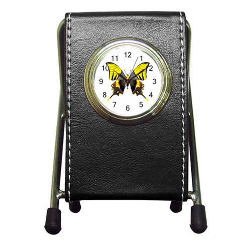 Butterfly M2 Pen Holder Desk Clock from Custom Dropshipper Front
