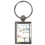 Grace s Drawing Key Chain (Rectangle)