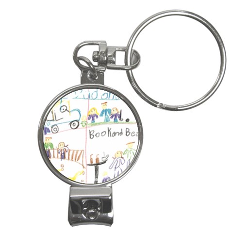 Grace s Drawing Nail Clippers Key Chain from Custom Dropshipper Front