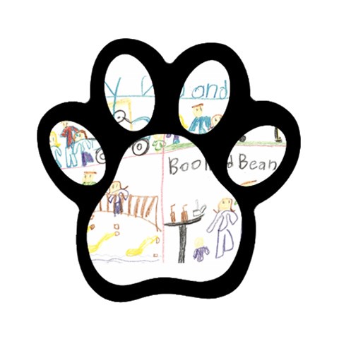 Grace s Drawing Magnet (Paw Print) from Custom Dropshipper Front