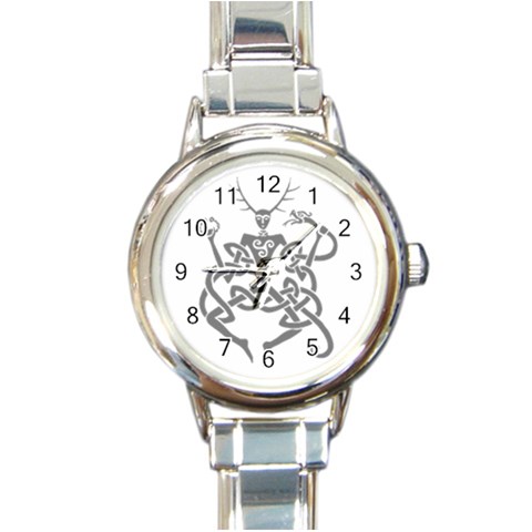 cernunnos Round Italian Charm Watch from Custom Dropshipper Front