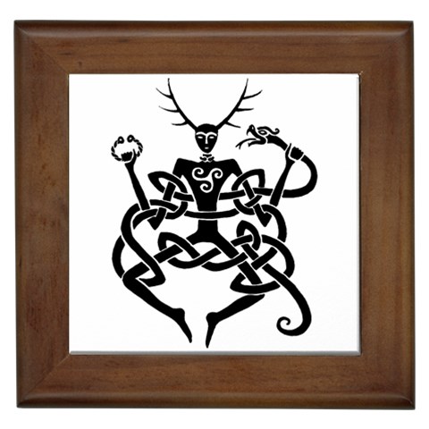 cernunnos Framed Tile from Custom Dropshipper Front